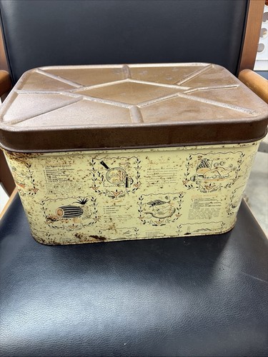 Vintage cheinco tin - vintage, food