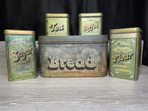 Vtg tin bread - tin,