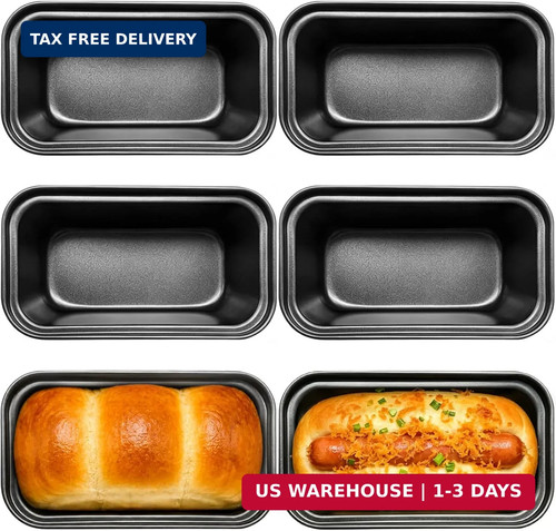 Pack mini loaf pans - 4,